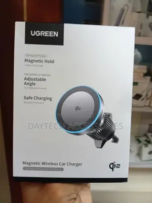Ugreen Qi2 15w Wireless Car Phone Mount Charger.