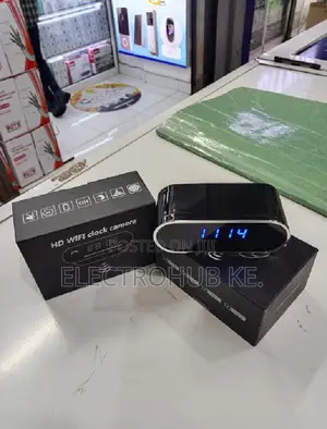 Smart Table Clock Security Camera - Hidden Recording Device