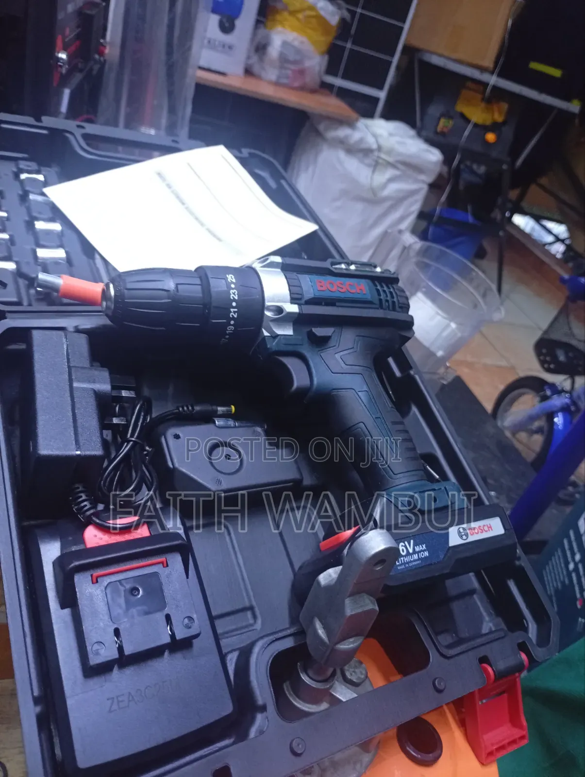 36 Volts Professional Bosch Original Drill Set Machine