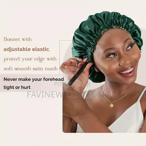 Adjustable Sleeping Satin Hair Bonnet