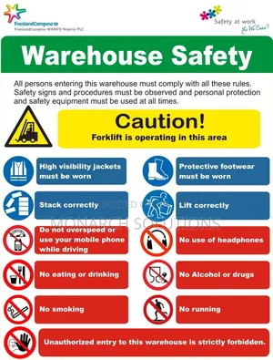 Warehouse Safety Signs