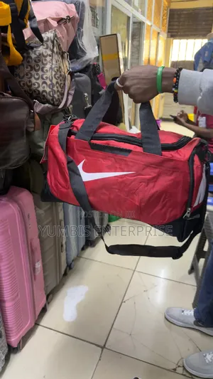 Red Unisex Nike Gym Bags