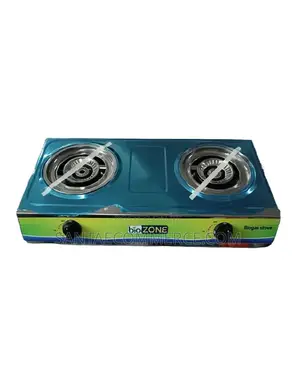 Biozone Double Burner Biggas Tabletop Gas Stove