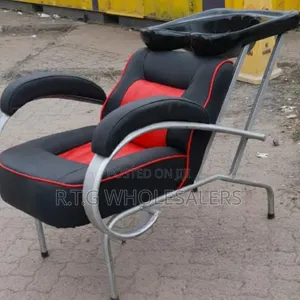 Modern Salon Barber Chair With Built-in Sink Basin