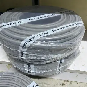Mat Star Durable 2.5mm 90 Metres Twin Earth Flat Wiring Cable 3 Core