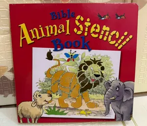 Animal Stencil Bible Book