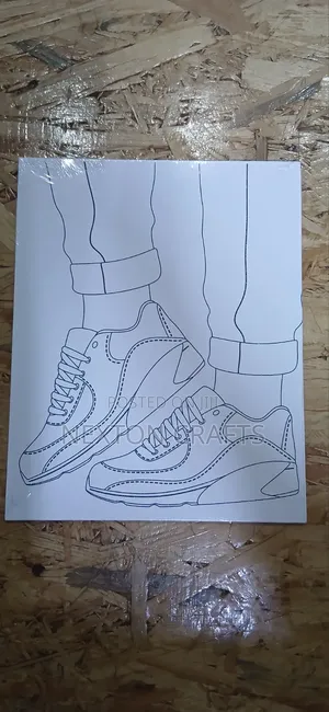 Paint Canvas Panels Shoes
