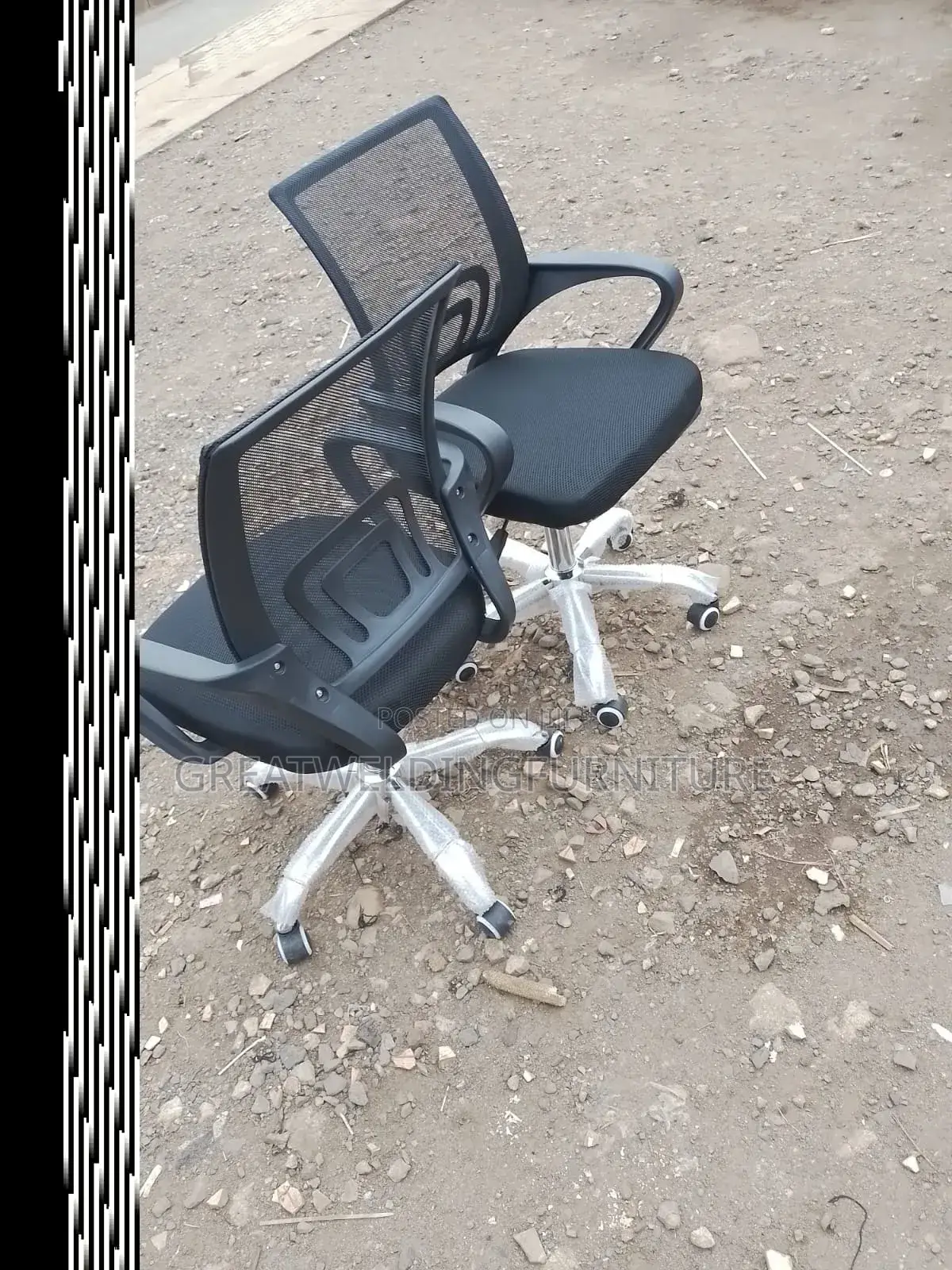 Mesh Backed Office Chair J