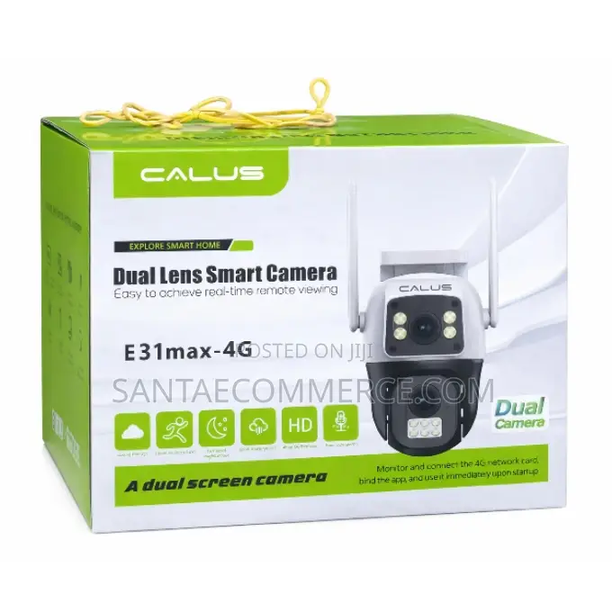 Calus E31max Dual Lens 4g Smart Security CCTV Camera