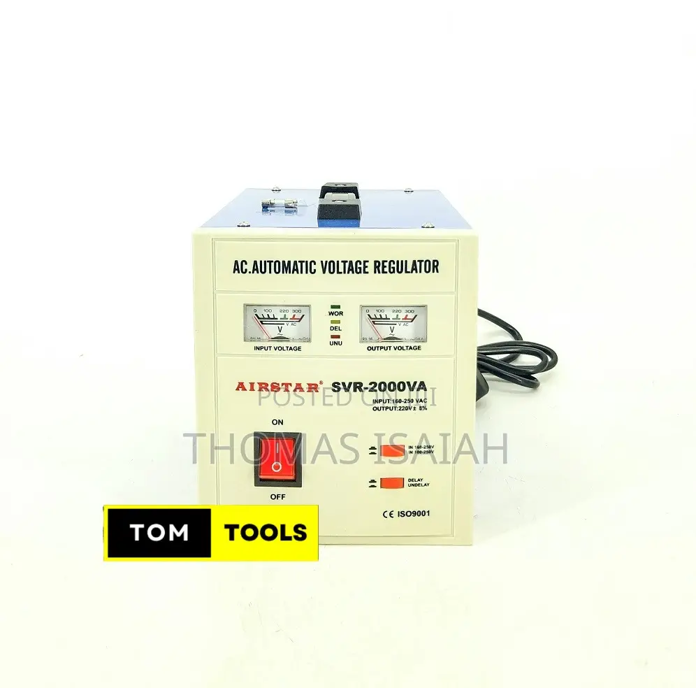 Airstar Svr-2000va 2kva Automatic Voltage Regulator Stepdown Transfor