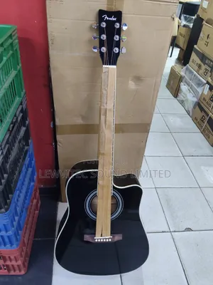 Fender Black Semi Acoustic Guitar
