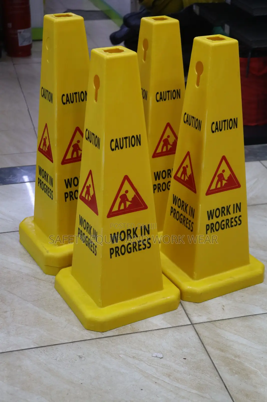 Work In Progress Caution Sign