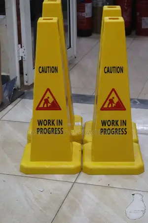 Work In Progress Caution Sign