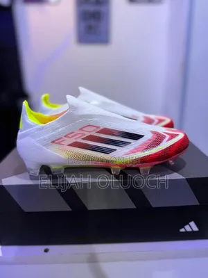 Adidas F50 Elite Laceless Fg Football Boots in the "Pure Victory"