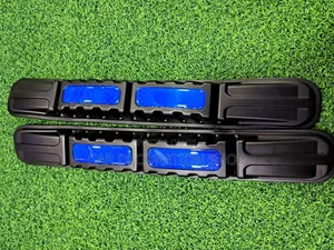 Reflective Blue Car Bumper Protector Strips 2pc