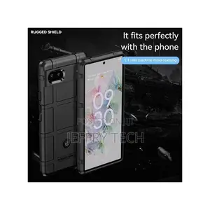 Google Pixel 6a Rugged Shield Protective Back Case - Black