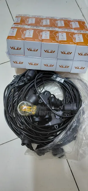 20 Meters 20 Filaments Bulbs String Lights