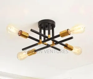 Unique Modern Sputnik Design Mount Ceiling Light Fixture
