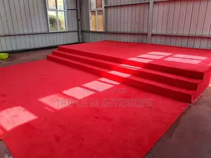 Revitalize Your Pulpit Space Using Stylish Red Carpet Design