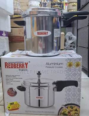 Redberry Aluminium Pressure Cooker 10l