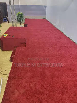 Introduce a Contemporary Carpet Wall Style to Your Pulpit Area