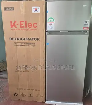 Klec 206 LTRS Double Door Refrigerator