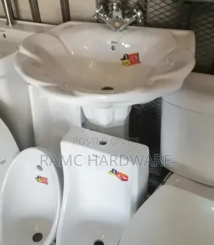 Basin Pedestal Flowers