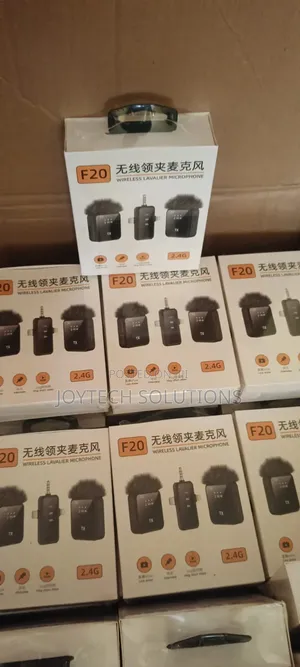 Condenser Latest F20 Phone Wireless Lavalier Microphone