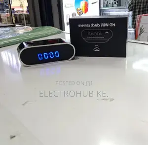 Digital Clock With Hidden Camera