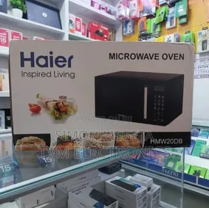 Black New Haier 20l Digital Microwave