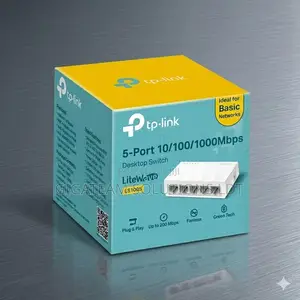 Tp-Link Ls1005 5-Port 10/100mbps Desktop Network Switch