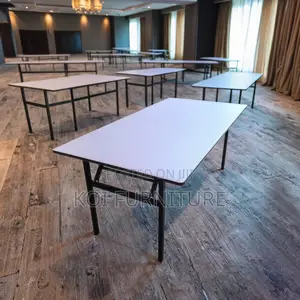 Office Table : 1.5m Banqueting Rectangular Foldable Table