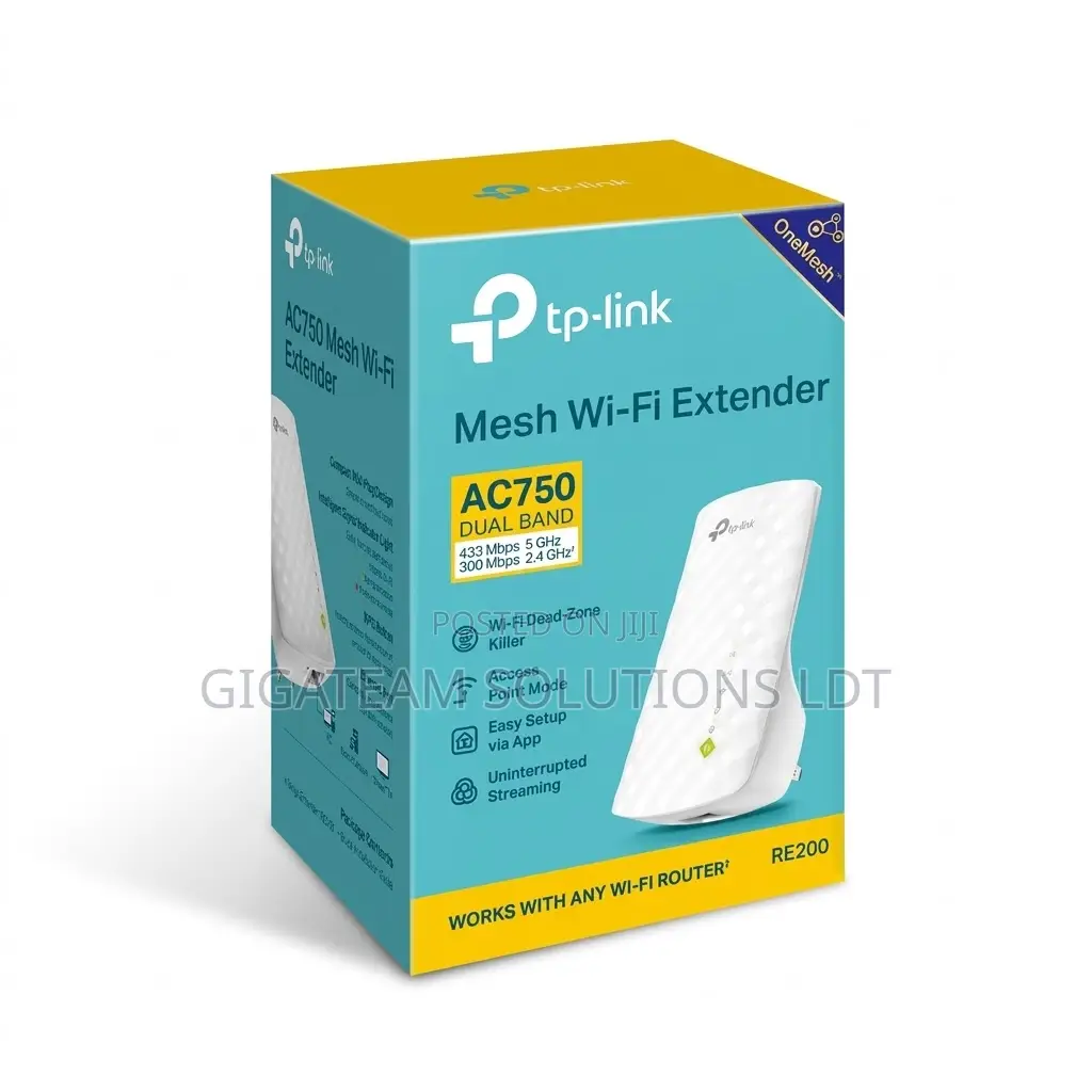 Tp-Link Re200 Ac750 Mesh Wi-Fi Range Extender