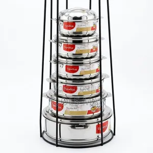 Signature 6 PCS Stainless Steel Insulated Hot Pot Set.