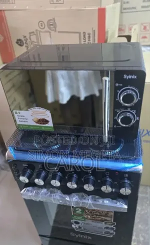 Black Original Syinix 20l Manual Microwave