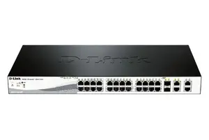 Dlink Des-1210-28 Fast Ethernet Smart Managed Switches Non-Poe