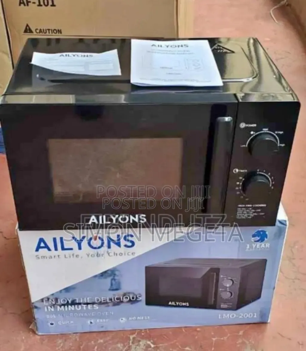 Colour Black Ailyons Manual Microwave. 20litres