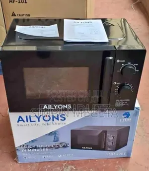 Colour Black Ailyons Manual Microwave. 20litres