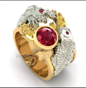 Snake, Tiger, Panther Battle Fight Ring (Animal Party Jewelry)