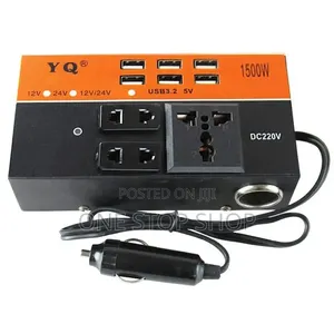 Portable Usb 1500w Power Inverter With Sockets