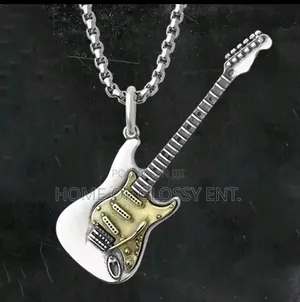 Music Guitar Necklace (Hip Pop Rock Jewelry)