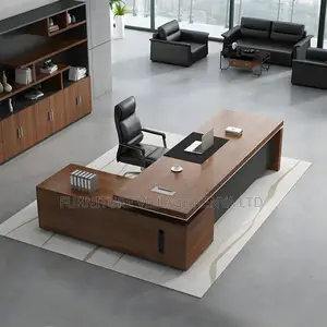 1.8m L-Shaped Managerial Office Task Table