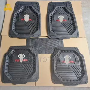 Toyota Branded Heavy Duty Rubber Floor Mats Designed for 5 Seater