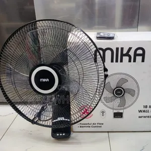 Mika 18 Inch Wall Mounted Fan With Remote