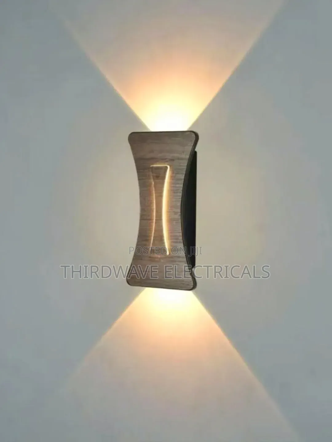 Generic Modern Wood-Look Led Wall Sconce Light Fixture J8y