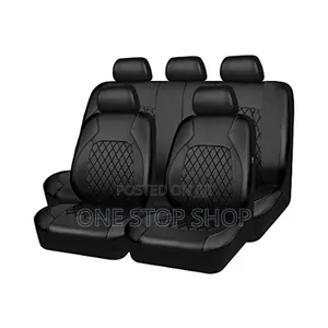 Pu Leather Seat Cover With Steering,2neck Pillow,2belt Cover