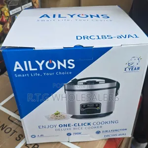 Ailyons 1.8l Rice Cooker – Quick Cook Keep Warm Pot