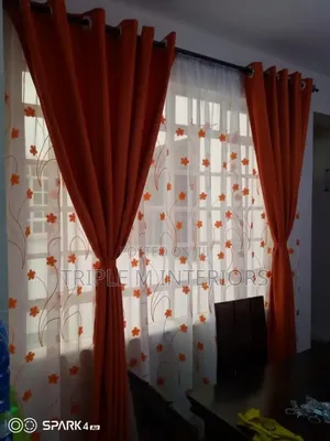 Simple Yet Classy Orange Drape