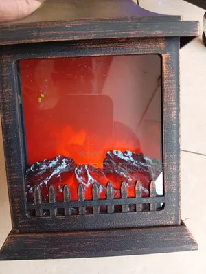 Modern Portable Artificial Fireplace Led Lamp Lantern