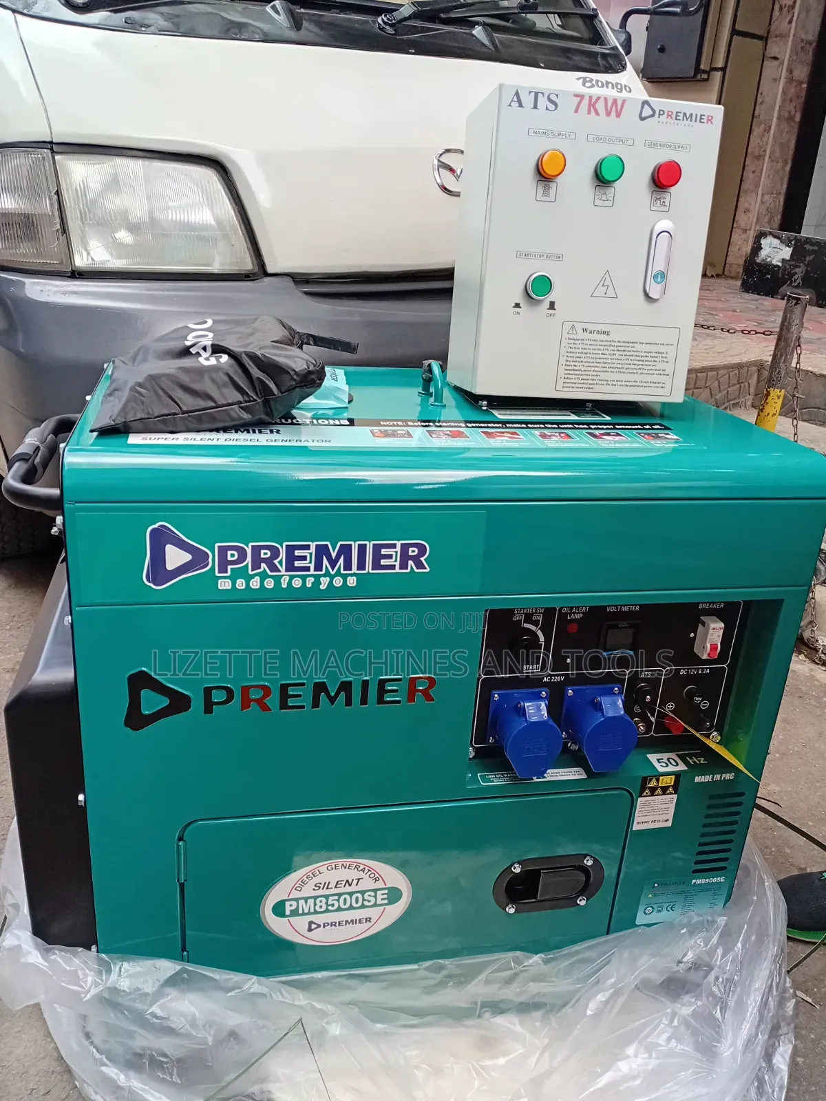 Premier 10kva Diesel Single Phase Generator With Ats
